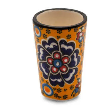 Special Embossed Ceramic Shot Glass - Standart - 3