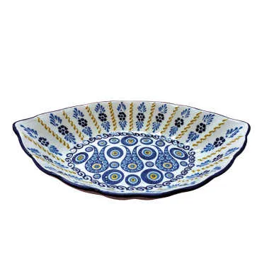 Evil Eye Boat-Shaped Plate 28x20 cm - Standart - 3