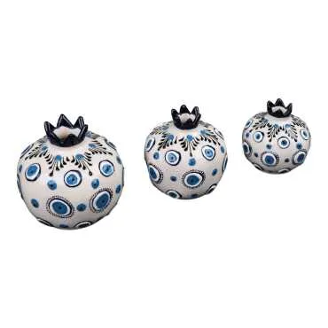 Evil Eye Embossed Pomegranate Set - Standart - 2