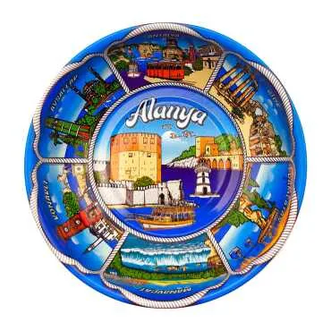 Alanya Themed Metal Bowl 95 mm - Standart - 2