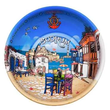 Bodrum Temalı Metal Kase 95 Mm - Standart - 2