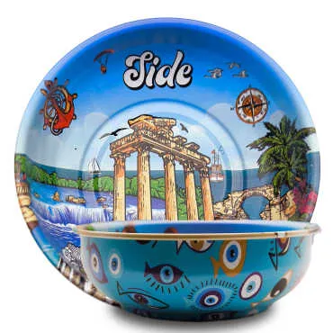 Side Themed Metal Bowl 95mm