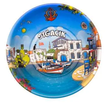 Sığacık Themed Metal Bowl 95 mm - Standart - 2