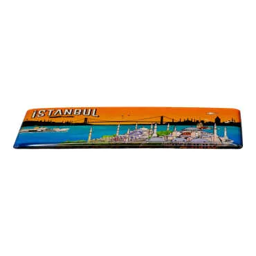 İstanbul Themed Myros Refrigerator Magnet 115x40 mm - Standart - 2
