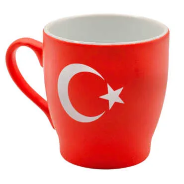 Seramik Bayrak Kupa