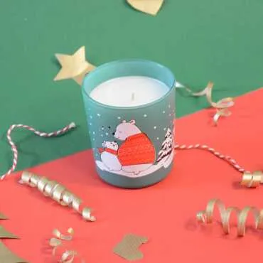 Colorful Glass Candle Set - 22