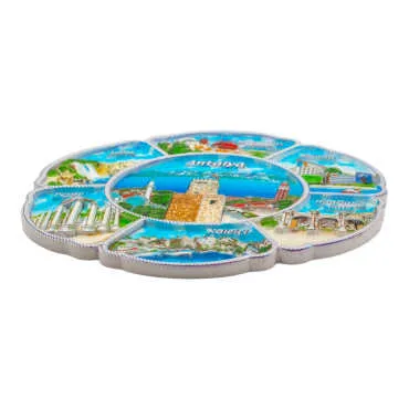 15 cm Antalya Polyester Plate - Standart - 2