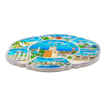 20 cm Antalya Decorative Polyester Plate - Standart - 2