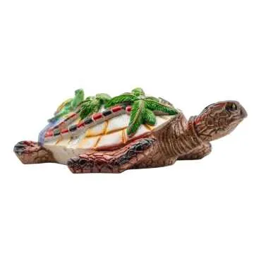 Large Mother of Pearl Turtle with Stones 17x15 cm - Standart - 2