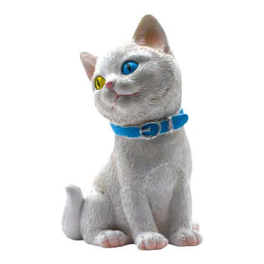 Polyester Van Cat Figurine