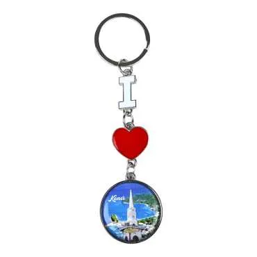 Wholesale Kemer Themed I Love Keychain - 3