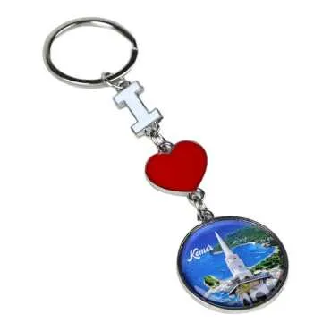 Wholesale Kemer Themed I Love Keychain - 6