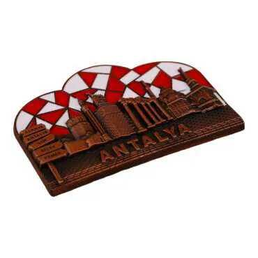 Antalya Themed Metal Mix Refrigerator Magnet - 30