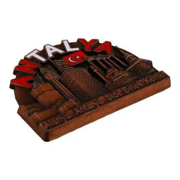Antalya Themed Metal Mix Refrigerator Magnet - 28