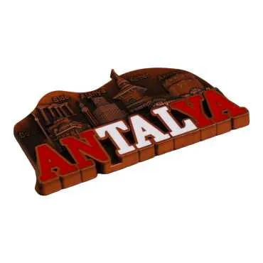 Antalya Themed Metal Mix Refrigerator Magnet - 26