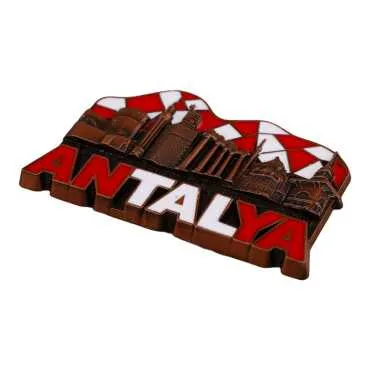 Antalya Themed Metal Mix Refrigerator Magnet - 24