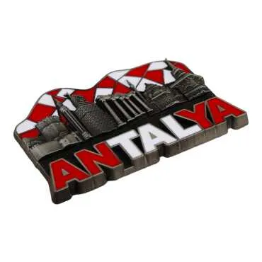 Antalya Themed Metal Mix Refrigerator Magnet - 22