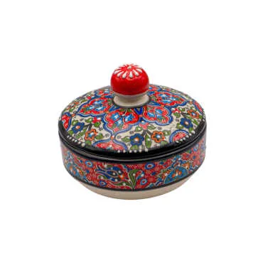 Special Embossed Small Box Sugar Bowl - 9