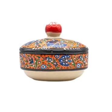 Special Embossed Small Box Sugar Bowl - 4