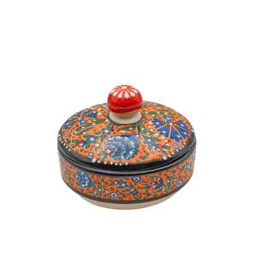 Special Embossed Small Box Sugar Bowl - 10