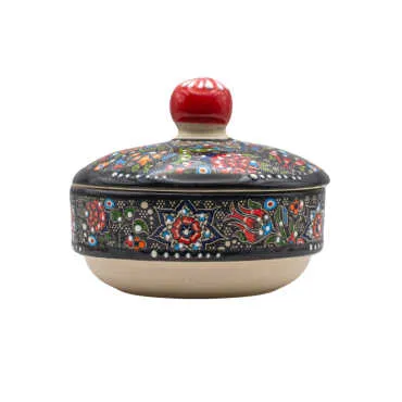 Special Embossed Small Box Sugar Bowl - 5