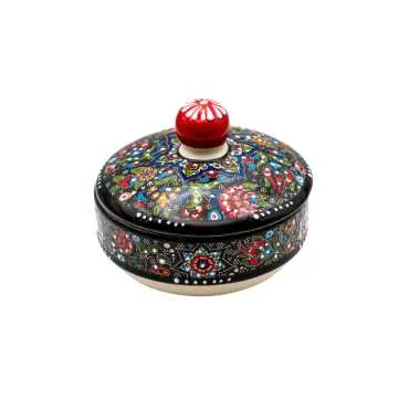 Special Embossed Small Box Sugar Bowl - 11