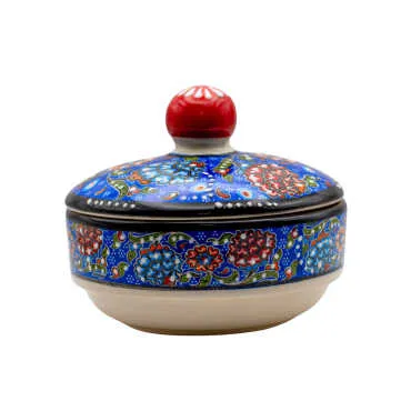 Special Embossed Small Box Sugar Bowl - 6