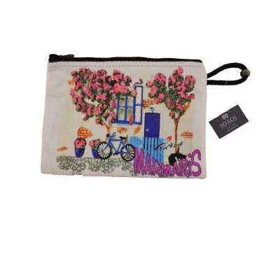 Toptan Marmaris Temalı Mi̇ni̇ Cüzdan 170*130mm  - 3