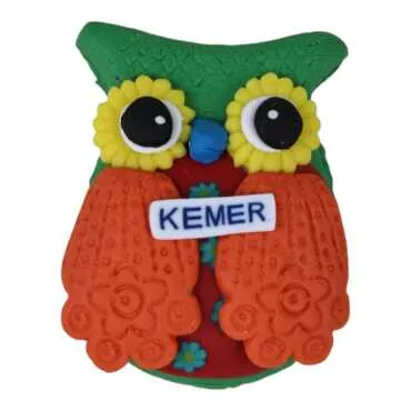 Wholesale Parrot Fimo Refrigerator Magnet with Kemer Themed - 4