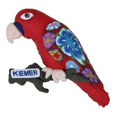 Wholesale Parrot Fimo Refrigerator Magnet with Kemer Themed - 6