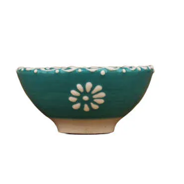 Wholesale Turkish Ceramic 8 Cm Lace Bowl - 17