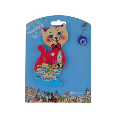 Toptan Marmaris Temalı Myros Kartonetli̇ Uv Ahşap Magnet - 3