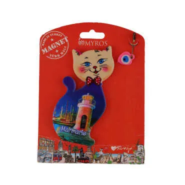 Toptan Marmaris Temalı Myros Kartonetli̇ Uv Ahşap Magnet - 13