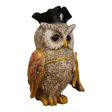 Wholesale Polyester Owl 8 cm Set of 4 - 5