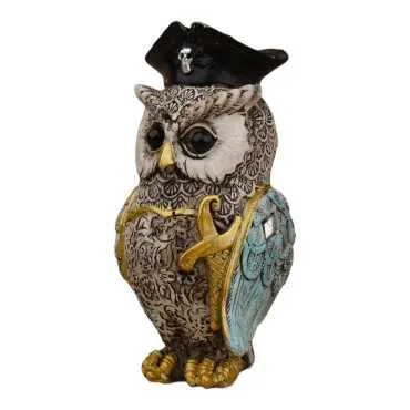 Wholesale Polyester Owl 8 cm Set of 4 - 3