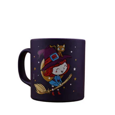 Wholesale Witch Themed Colorful Ceramic Mug - 3
