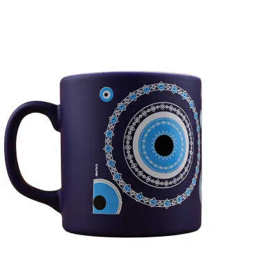 Evil Eye Themed Ceramic Custom Printed Mug - 2