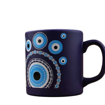 Evil Eye Themed Ceramic Custom Printed Mug - 8