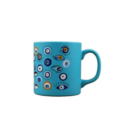 Evil Eye Themed Ceramic Custom Printed Mug - 7