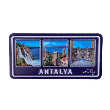 Antalya Themed Embossed Pvc Oppression Fridge Magnet - 5