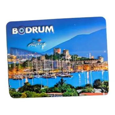 Wholesale Bodrum Themed Embossed PVC Refrigerator Magnet 70x90 mm - 7