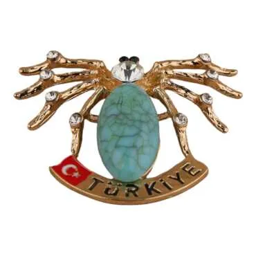 Turkey Themed Metal Fridge Magnet - 37