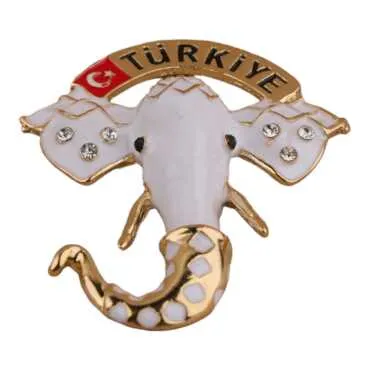 Turkey Themed Metal Fridge Magnet - 42