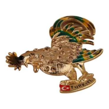 Turkey Themed Metal Fridge Magnet - 110