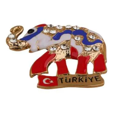 Turkey Themed Metal Fridge Magnet - 52