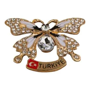 Turkey Themed Metal Fridge Magnet - 54