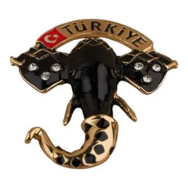 Turkey Themed Metal Fridge Magnet - 55
