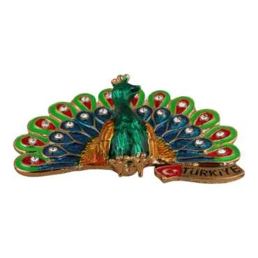 Turkey Themed Metal Fridge Magnet - 60