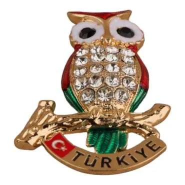Turkey Themed Metal Fridge Magnet - 63