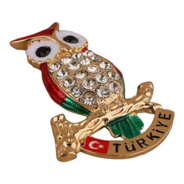 Turkey Themed Metal Fridge Magnet - 127